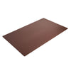 Chocolate Brown Leatherette Desk Pad w/out Rails, 38 x 24