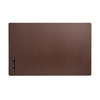 Chocolate Brown Leatherette Desk Pad w/out Rails, 34 x 20