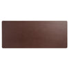 Chocolate Brown Leather Keyboard/Mouse Desk Pad, 30 x 12.5
