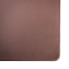 Chocolate Brown Leather Conference Table Pad, 22 x 14