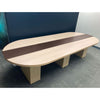 Chocolate Brown Leatherette Conference Table Single Runner 30 x 12.5