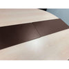 Chocolate Brown Leatherette Conference Table Single Runner 30 x 12.5