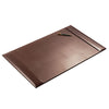 Dark Brown Bonded Leather Desk Pad, 30 x 18