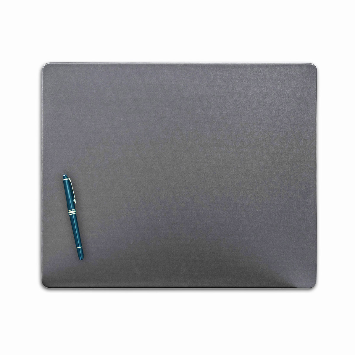Gray Leatherette Conference Table Pad, 17 x 14