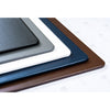 Gray Leatherette Conference Table Pad, 17 x 14