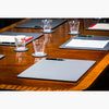Gray Leatherette Conference Table Pad, 17 x 14