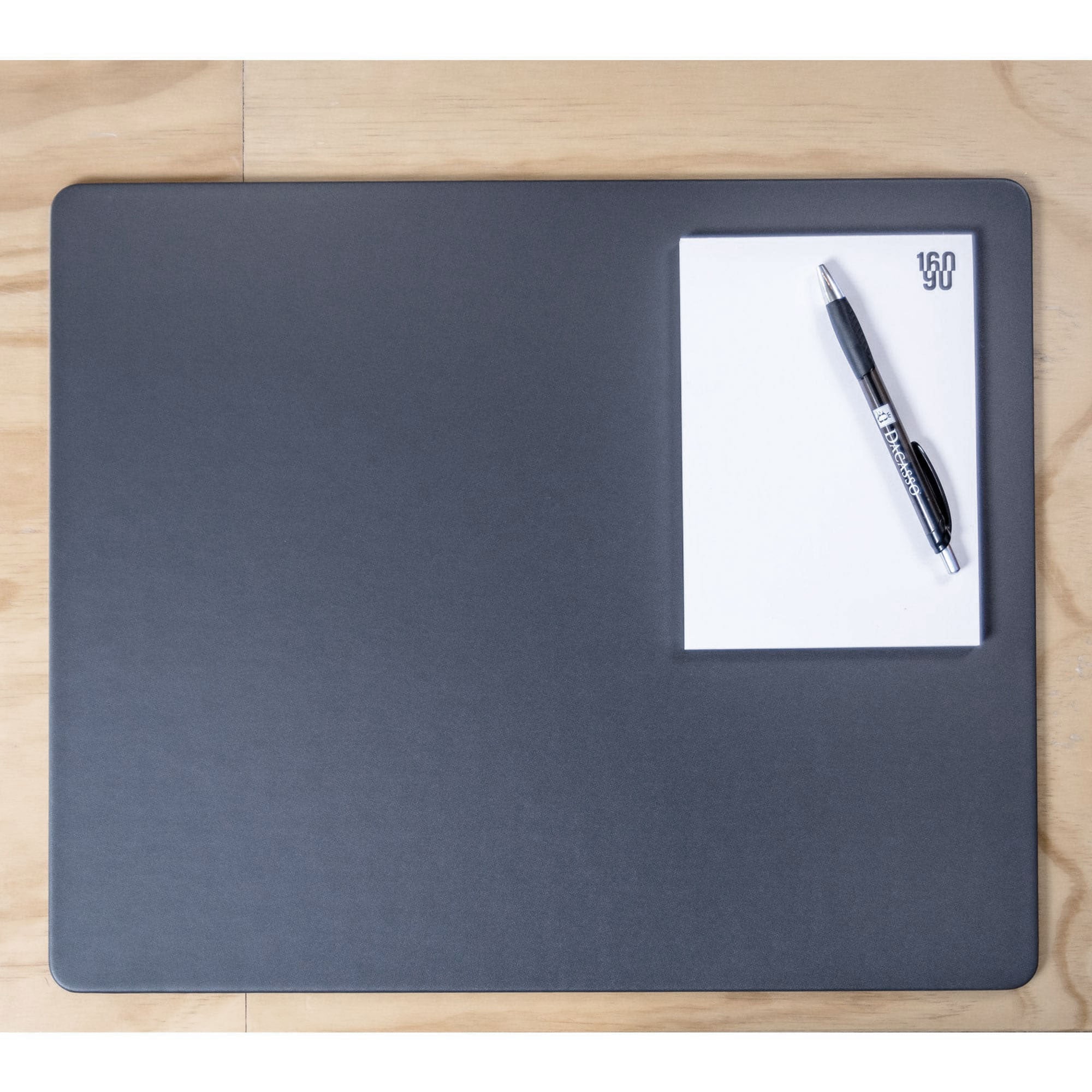 Gray Leatherette Conference Table Pad, 17 x 14