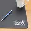 Gray Leatherette Conference Table Pad, 17 x 14