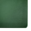 Dark Green Leather Conference Table Pad, 22 x 14