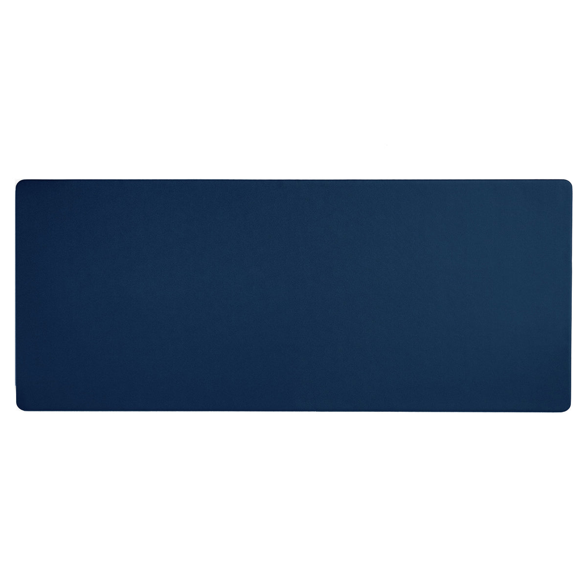 Navy Blue Leatherette Keyboard/Mouse Desk Pad, 30 x 12.5