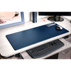 Navy Blue Leather 30 x 12.5 Keyboard/Mouse Desk Mat