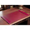 Burgundy Bonded Leather Desk Pad, 30 x 18