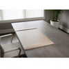 White Latte Bonded Leather Desk Pad, 30 x 18