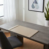 White Latte Bonded Leather Desk Pad, 30 x 18