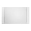 White Bonded Leather Desk Pad, 30 x 18
