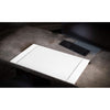 White Bonded Leather Desk Pad, 30 x 18