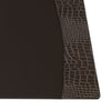 Castlerock Gray Italian Patent Leather 34 x 20 Desk Pad