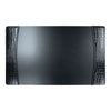 Protacini Black Crocodile Embossed Italian Leather 34 x 20 Side-Rail Desk Pad
