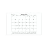 Burgundy Leather Desk Pad w/ Calendar Insert, 25.5 x 17.25