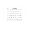 Burgundy Leather Desk Pad w/ Calendar Insert, 25.5 x 17.25