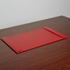 Red Bonded Leather Desk Pad, 30 x 18