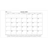 Desk Pad 2026 Monthly Calendar Insert, 32.875 x 18.875