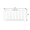 Wall Calendar Insert 