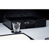 12 Seat Black Leatherette Conference Room Set w/ Round Coasters