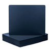 12 Seat Navy Blue Leatherette Conference Room Set w/ Square Coasters