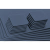 12 Seat Navy Blue Leatherette Conference Room Set w/ Square Coasters