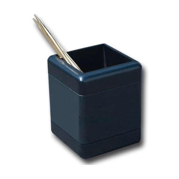 Blackwood and Leather Pencil Cup