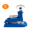 El Casco Blue and Chrome Plated Desk Stapler