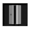 El Casco Gray Business Card Holder With Chrome Logo