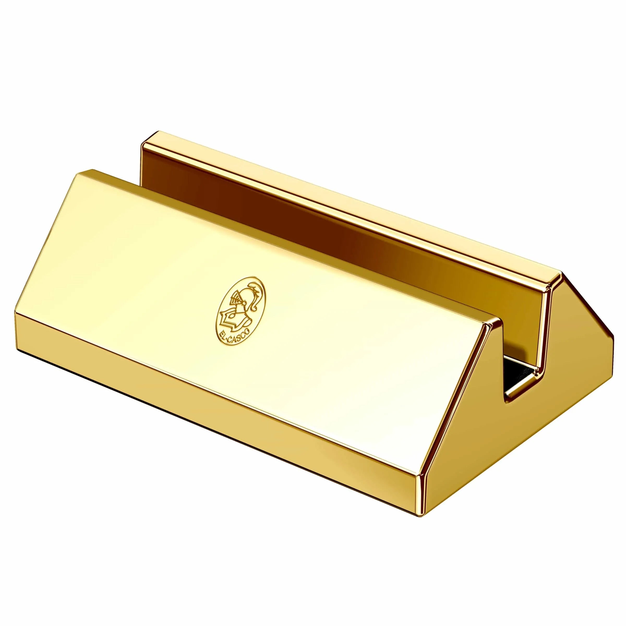El Casco 23kt Gold Plated Business Card Holder