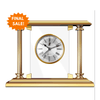 El Casco 23 Kt Gold Plated Desk Clock