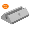El Casco Gray Business Card Holder With Chrome Logo