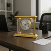 El Casco 23 Kt Gold Plated Desk Clock