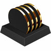 El Casco 23 Kt Gold Plated Coaster Set
