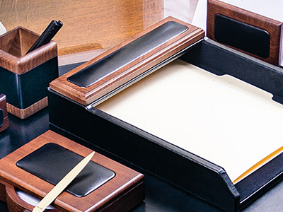 Luxury Desk Set-leather Desk Set-wood Desk Set-office Desk Accessories-organizer  Office-desk Organizer-office Accessories-desk Accessories 